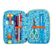 Picture of SJ GANG 3 ZIP PENCIL CASE GO TO SPACE